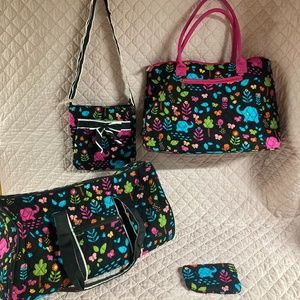 Sazy Bees elephant print bags